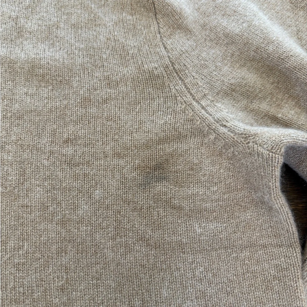 J. Crew Relaxed midweight cashmere V-neck sweater XL - Picture 4 of 12